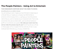 Tablet Screenshot of peoplepainters.com